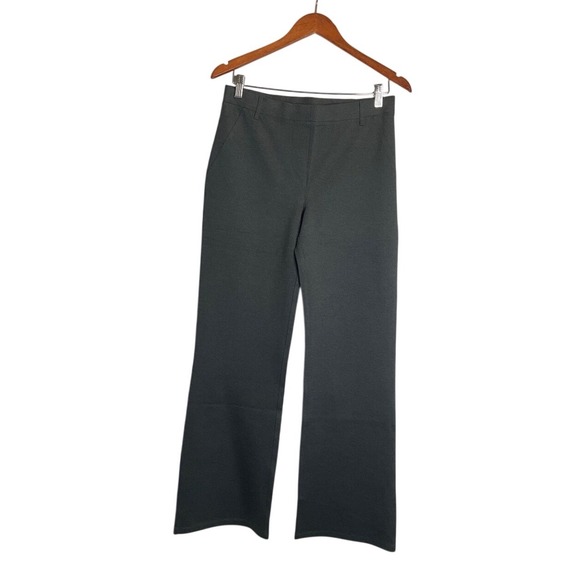 grey pull on dress pants Pull On Dress Pants- Dk Grey Plaid M